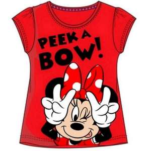 Bluza cu maneca scurta fete Minnie Mouse Disney - Hello Kids