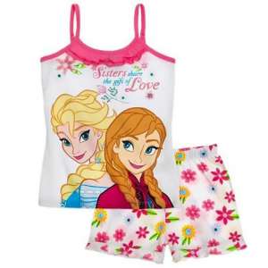 Disney Frozen pijama cu maneca scurta