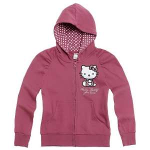 Hanorac cu fermoar Hello Kitty 