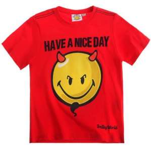 Tricou cu maneca scurta Smiley