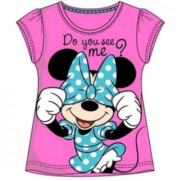 Bluza cu maneca scurta fete Minnie Mouse Disney - Hello Kids