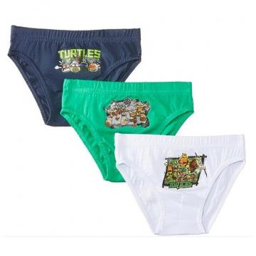 Chiloti baieti Turtles Ninja - set 3 buc