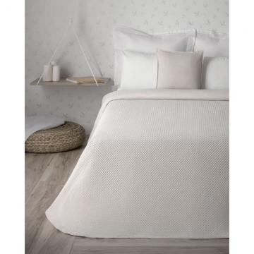 Cuvertura bej pat 7614 Makatea 235x260 cm