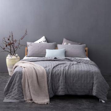 Cuvertura eleganta gri inchis 5095 Iroise 230x250 cm