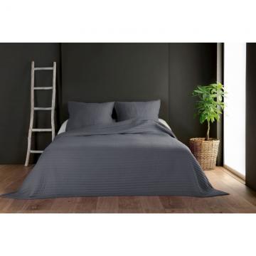 Cuvertura gri inchis pat 5102 Riviera 230x250 cm