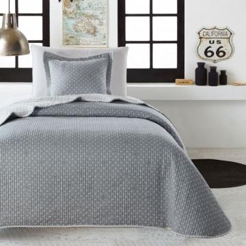 Cuvertura gri single 7844 Stella Gris 180x270 cm 