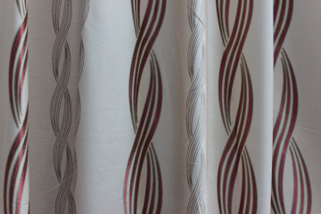 Draperie blackout bej, model lant cu grena