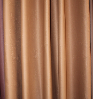 Draperie blackout cafeniu imprimat