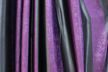 Draperie blackout dungi mov negru