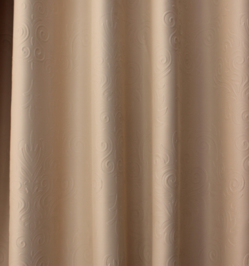 Draperie blackout imprimeu bej