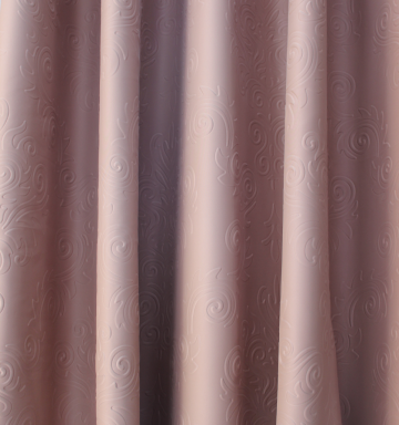 Draperie blackout imprimeu cacao cu lapte