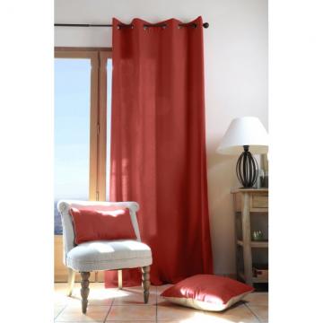 Draperie caramizie bumbac Duo Terracotta 135x240 cm