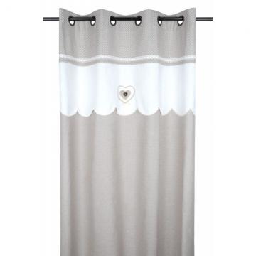 Draperie confectionata inele Lyna Naturel 140x200 cm