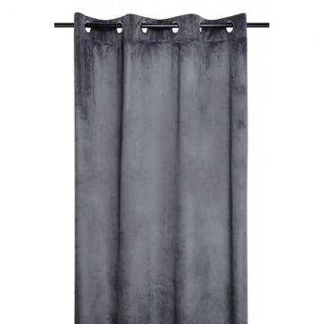 Draperie gri catifea Danae Anthracite 140x260 cm