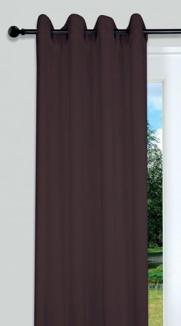 Draperie maro  Doudou 5792 Chocolat 135x250 cm