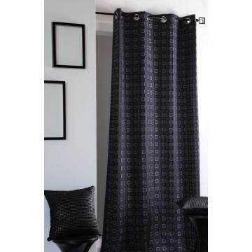 Draperie neagra moderna Futura 140x260 cm