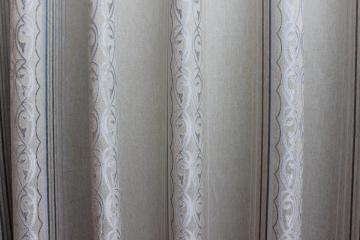 Draperie rips dungi stilizate gri