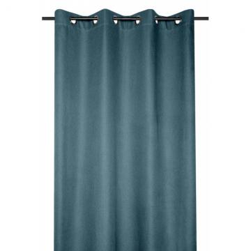 Draperie turcoaz inchis Arsene Canard 140x260 cm