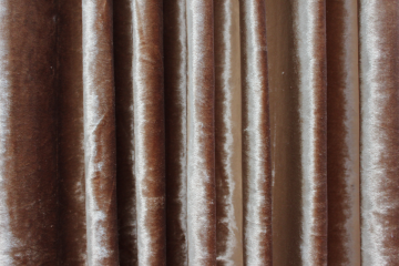 Draperie velvet bej auriu