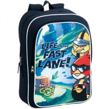 Ghiozdan pentru scoala Angry Birds Go Fast - Hello Kids