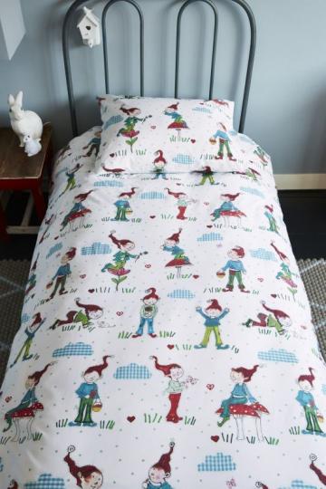 Lenjerie pat cu spiridusi Gnomes 140x200/220 cm