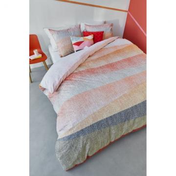 Lenjerie pat moderna Cascadas Corail 200x200/220 cm