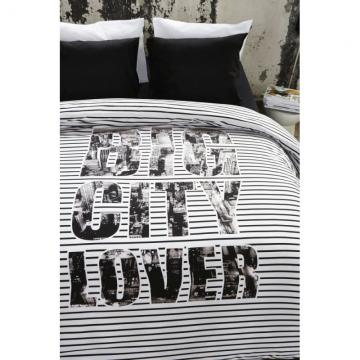 Lenjerie pat tineri Big City Lover 200x200/220 cm