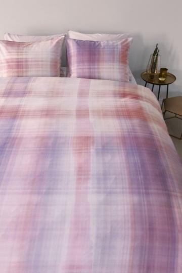Lenjerie roz pat dormitor Curacao Corail 200x200/220 cm  