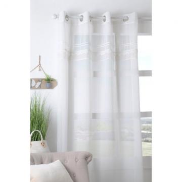 Perdea bordura brodata Camilla 140x260 cm