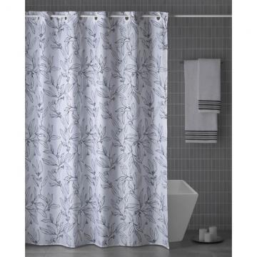 Perdea dus alba flori 248 Hojas 180x200 cm
