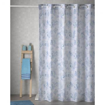 Perdea dus albastra 247 Caracolas 180x200 cm