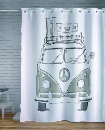 Perdea dus dubita VW retro verde 240 180x200 cm 