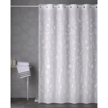 Perdea dus flori albe 245 Ramitas 180x200 cm