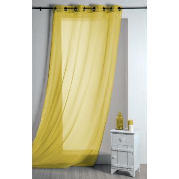 Perdea galbena confectionata Lisa Jaune 135x260 cm