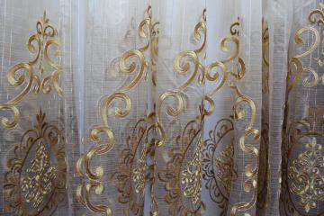 Perdea organza broderie