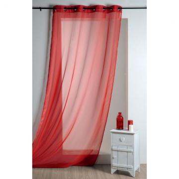 Perdea rosie confectionata Lisa Rouge 135x260 cm