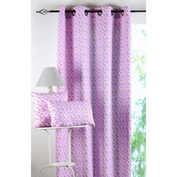 Perna decorativa roz bumbac fluturi Claude 30x50 cm