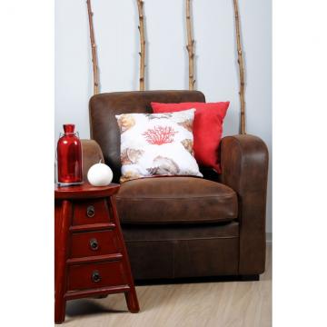 Perna decorativa scoica rosie Buccin 40x40 cm