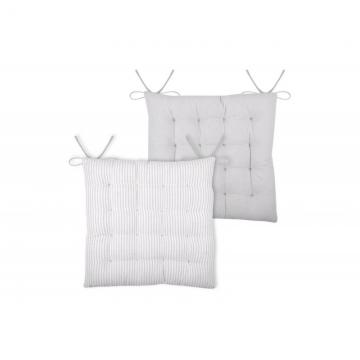 Perna gri bumbac scaun Edgar Gris 40x40 cm 