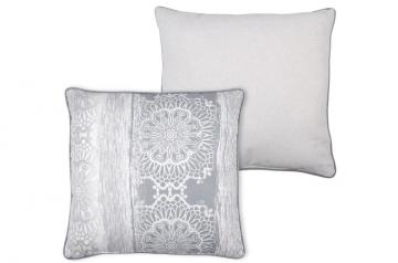 Perna gri decorativa Saadi Gris 50x50 cm