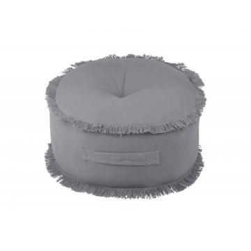 Perna gri rotunda podea Prague Anthracite 44x20 cm