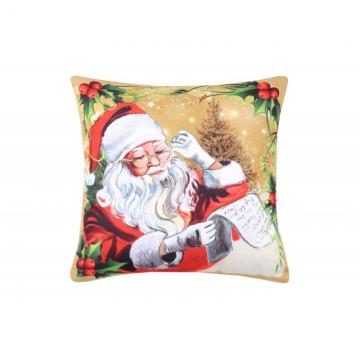 Perna Mos Craciun Jinglebells Jaune 40x40 cm