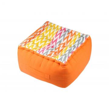 Perna portocalie podea Ikati Orange 40x40x30 cm