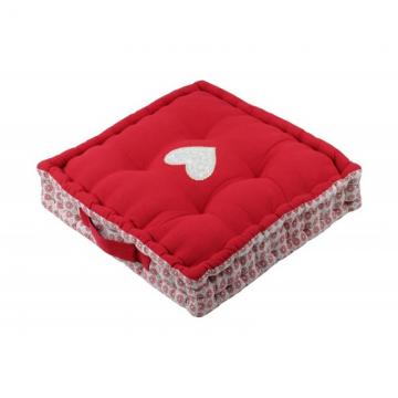 Perna rosie podea Darla Rouge 45x45x10 cm