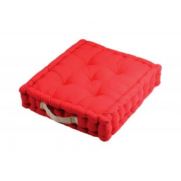Perna rosie podea Duo Rouge/Lin 45x45x10 cm