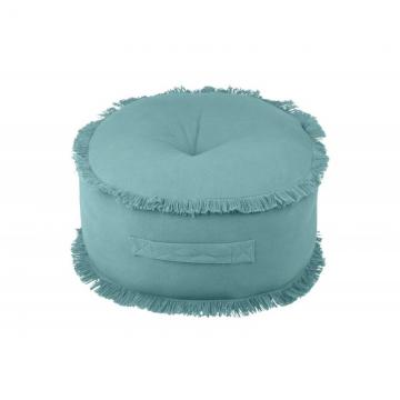 Perna rotunda albastra podea Prague Bleu 44x20 cm