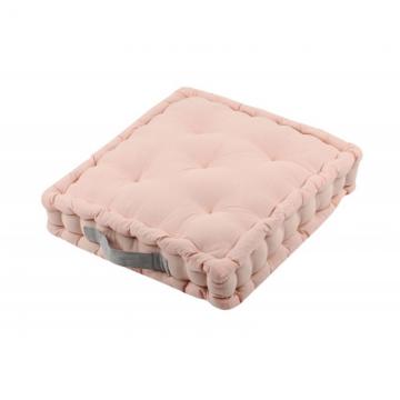 Perna roz bumbac podea Duo Poudre 45x45x10 cm