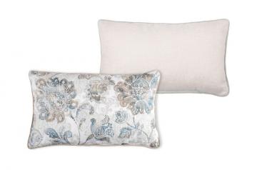 Perna rustica florala fibra in Livello Toile Lin 30x50 cm 