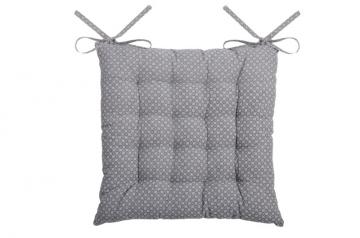Perna scaun flori gri  Sole Gris 40x40 cm