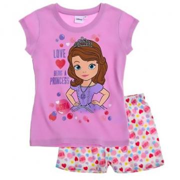 Pijama cu maneca scurta Disney Sofia Intai - Hello Kids